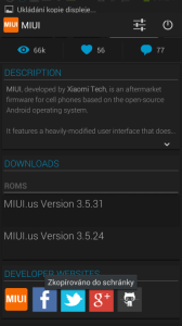 Představení ROM MIUI