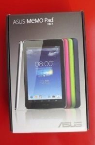 Asus Memo Pad HD 7 - krabice