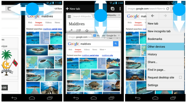 chrome-gestures-android