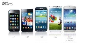 Koncept Samsungu Galaxy S5 dle Tobiase Hornofa ve srovnání s dosavadními modely
