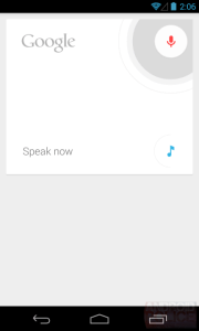 Hlasové zadávání v Androidu 4.3