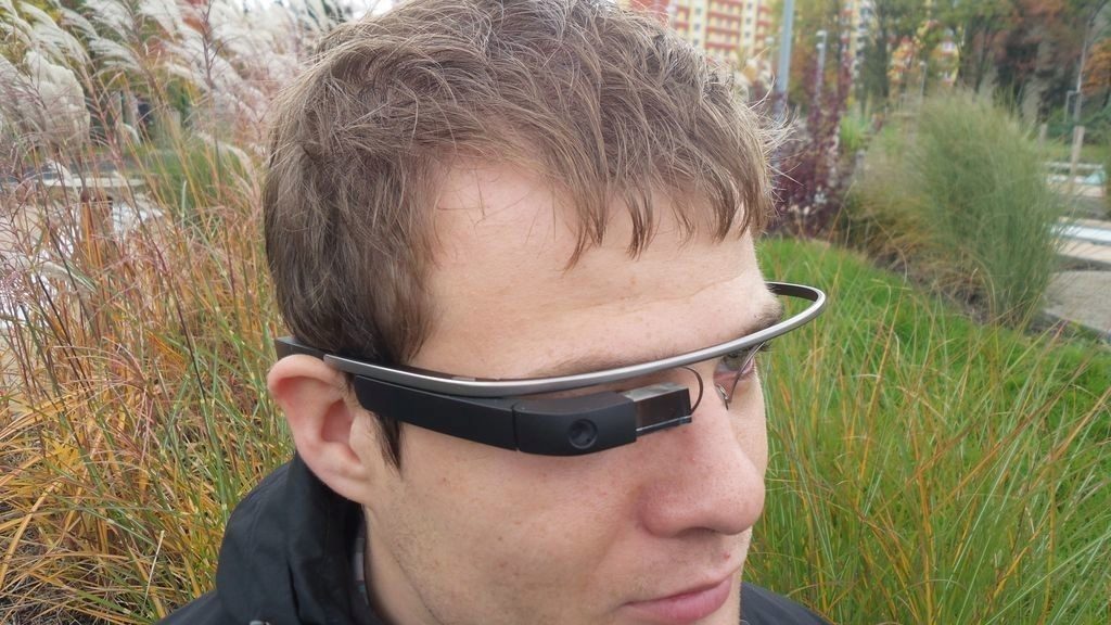 google glass na hlave