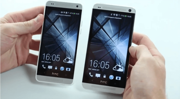 HTC One je logicky o něco větší než One mini. Rozdíly však nejsou tak výrazné