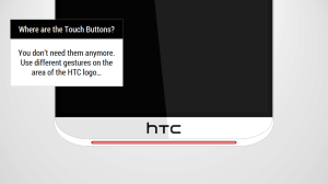 HTC One Tigon: Konec klasických tlačítek