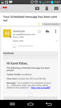 Gmail: nové rozhraní