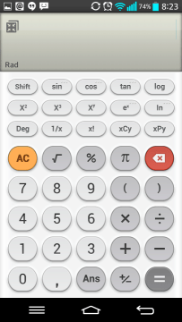 Kalkulačka - pokročilé funkce