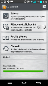 LG Backup