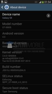 Android 4.3 na Samsungu Galaxy S4