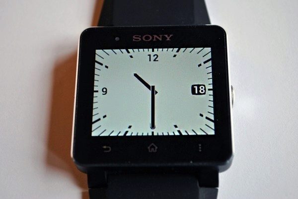 Sony SmartWatch 2 - dostupne ciferniky