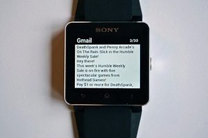 Sony SmartWatch 2 WatchIt Gmail