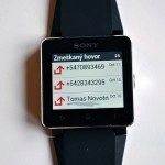 Sony SmartWatch 2 zmeskane hovory