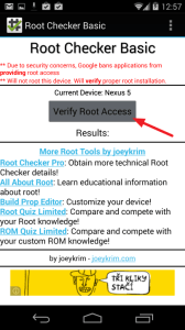 Verify Root Access