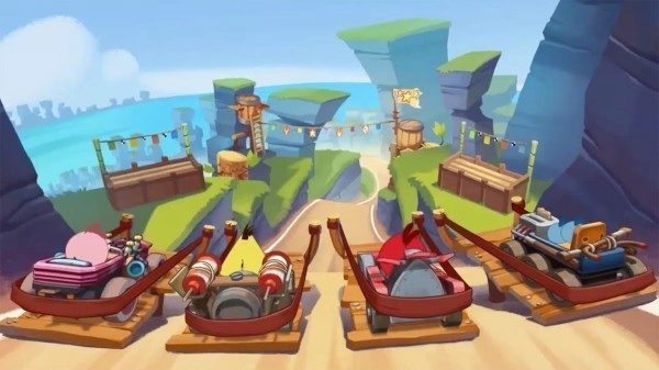 Angry-Birds-Go-downhill-racing-game