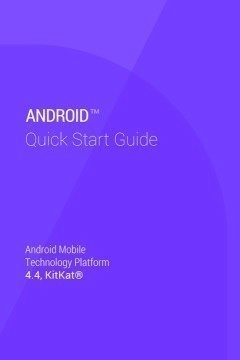 Android Quick Start Guide, 4.4 KitKat
