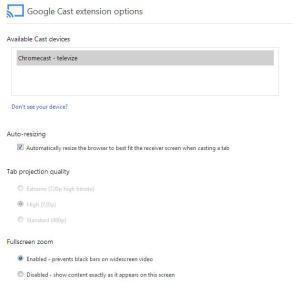 Chromecast - nastavení