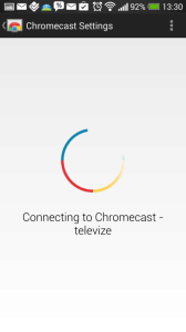 Chromecast - připojování