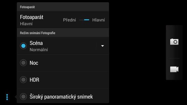 HTC One mini - Aplikace fotoaparátu (2)
