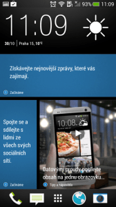 HTC One mini - blinkfeed