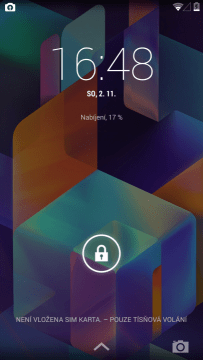 LG Nexus 5 - zamykací obrazovka