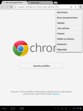 Prohlížeč Chrome