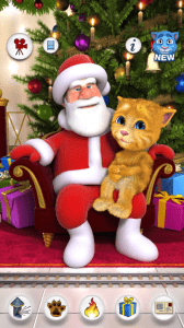 Talking Santa meets Ginger