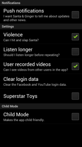 Talking Santa meets Ginger