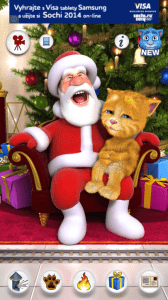 Talking Santa meets Ginger