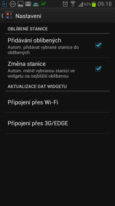 NaVlak – Nádražní tabule: nastavení