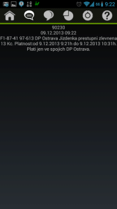 SMS jízdenka: doručené lístky