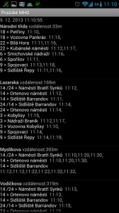 Pražské MHD: odjezdy s absolutním časem