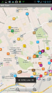 Wifi Tram: informace o prostředku