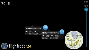 Flightradar24: rozšířená realita