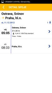 Jízdenky: výběr spoje