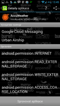 Addons Detector - detaily aplikace