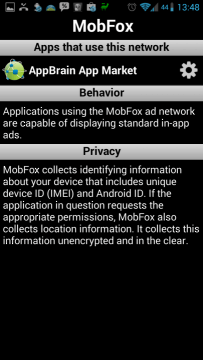 Lookout Ad Network Detector - podrobnosti o zvoleném systému