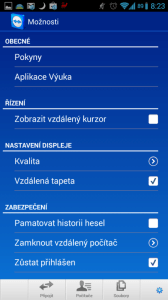 TeamViewer for Remote Control: nastavení aplikace