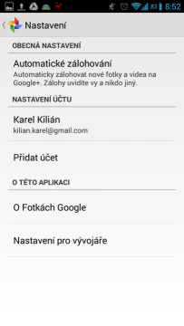 Google+: nastavení