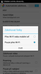 Google+: nastavení automatické zálohy fotek