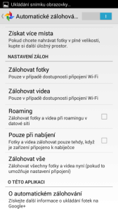 Google+: nastavení automatické zálohy fotek