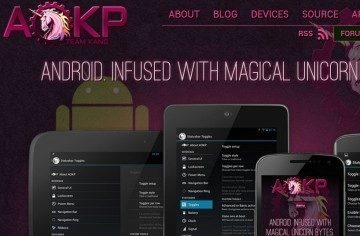 Alternativní ROM AOKP s Androidem 4.4.2