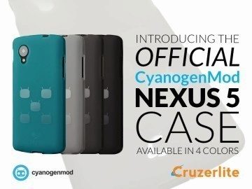 Čtyři varianty oficiálního obalu na Nexus 5 s exkluzivním designem CyanogenMod