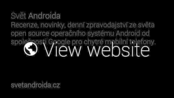 Google Glass zvoleni zobrazeni webu
