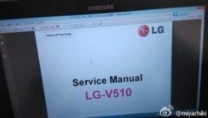 Servisní manuál k LG V510