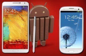 Samsung Galaxy S4 a Note 3 dostanou Android 4.4 KitKat koncem ledna