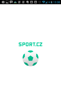 Sport.cz: úvodní obrazovka