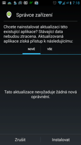 Manuální instalace Správce zařízení Android 1.1.7
