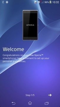 Sony Xperia D6503 Sirius - snímek obrazovky