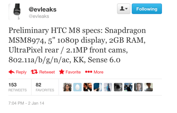 evleaks HTC One 2