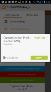 Customization Pack za 19,84 Kč
