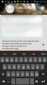 EvolveSMS počítá znaky do konce SMS i počet zpráv